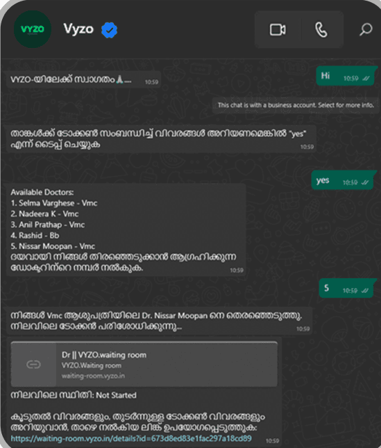 WhatsApp Chatbot
